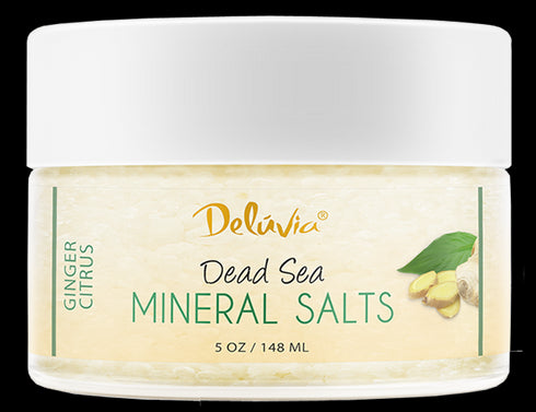 5oz Ginger Citrus Dead Sea Mineral Salts